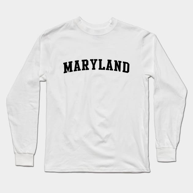 Maryland T-Shirt, Hoodie, Sweatshirt, Sticker, ... - Gift Long Sleeve T-Shirt by Novel_Designs